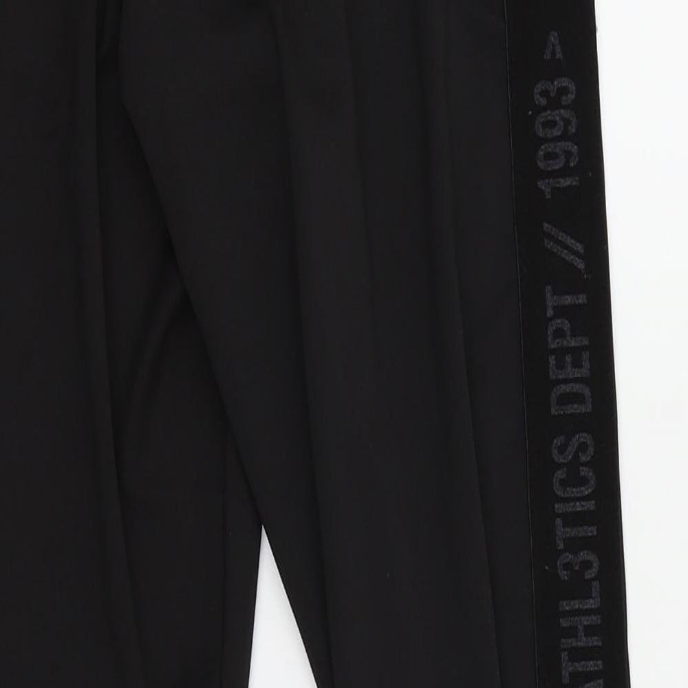 Workout Womens Black   Jogger Leggings Size 12