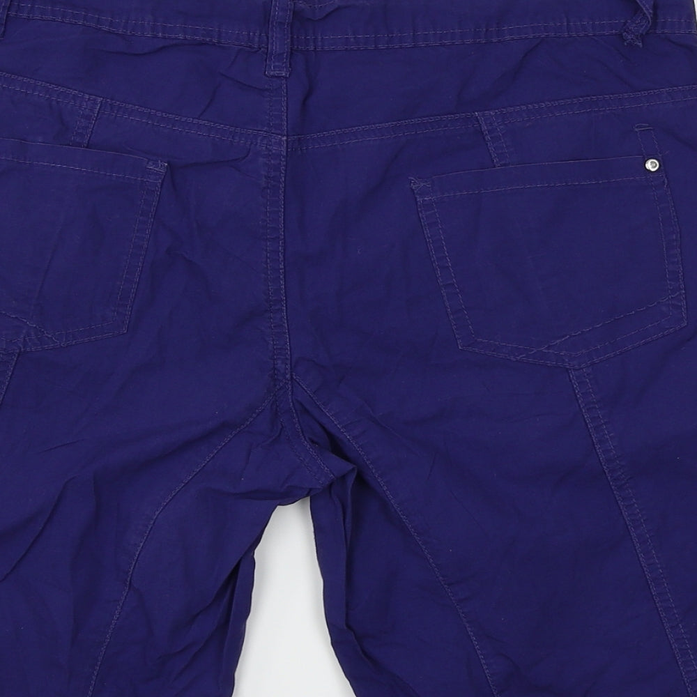 Dunnes Womens Blue   Cargo Shorts Size 8