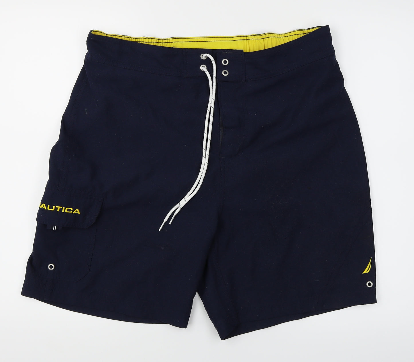 Nautica Mens Blue   Biker Shorts Size L