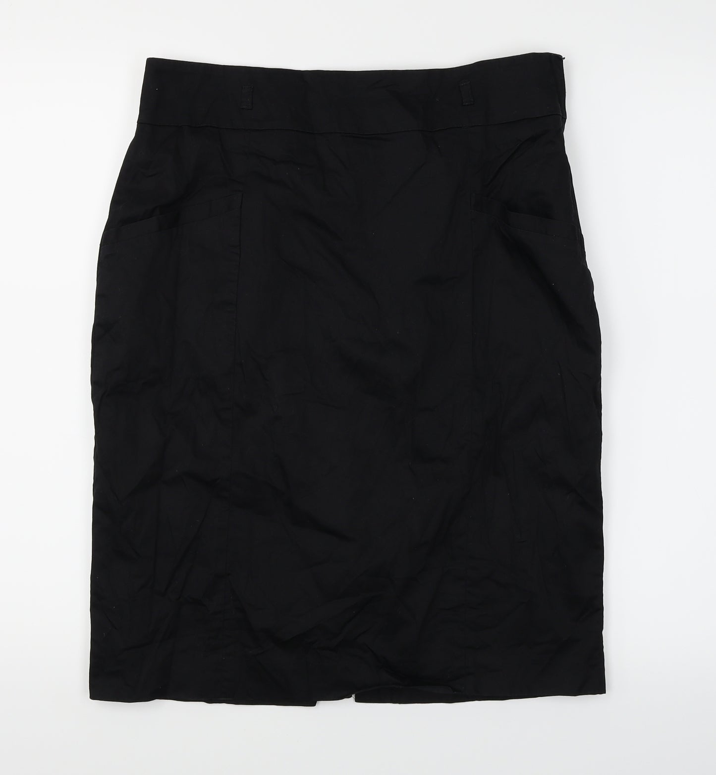 H&M  Womens Black   A-Line Skirt Size 14