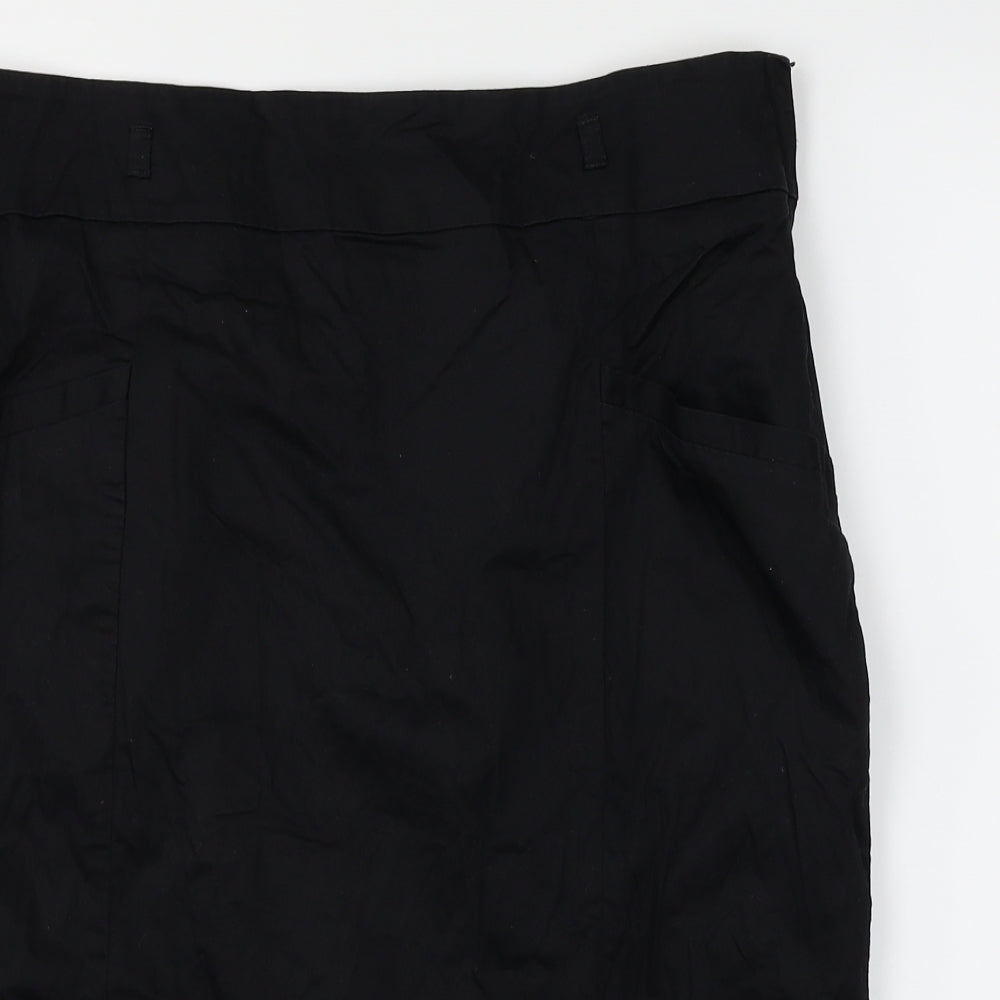H&M  Womens Black   A-Line Skirt Size 14