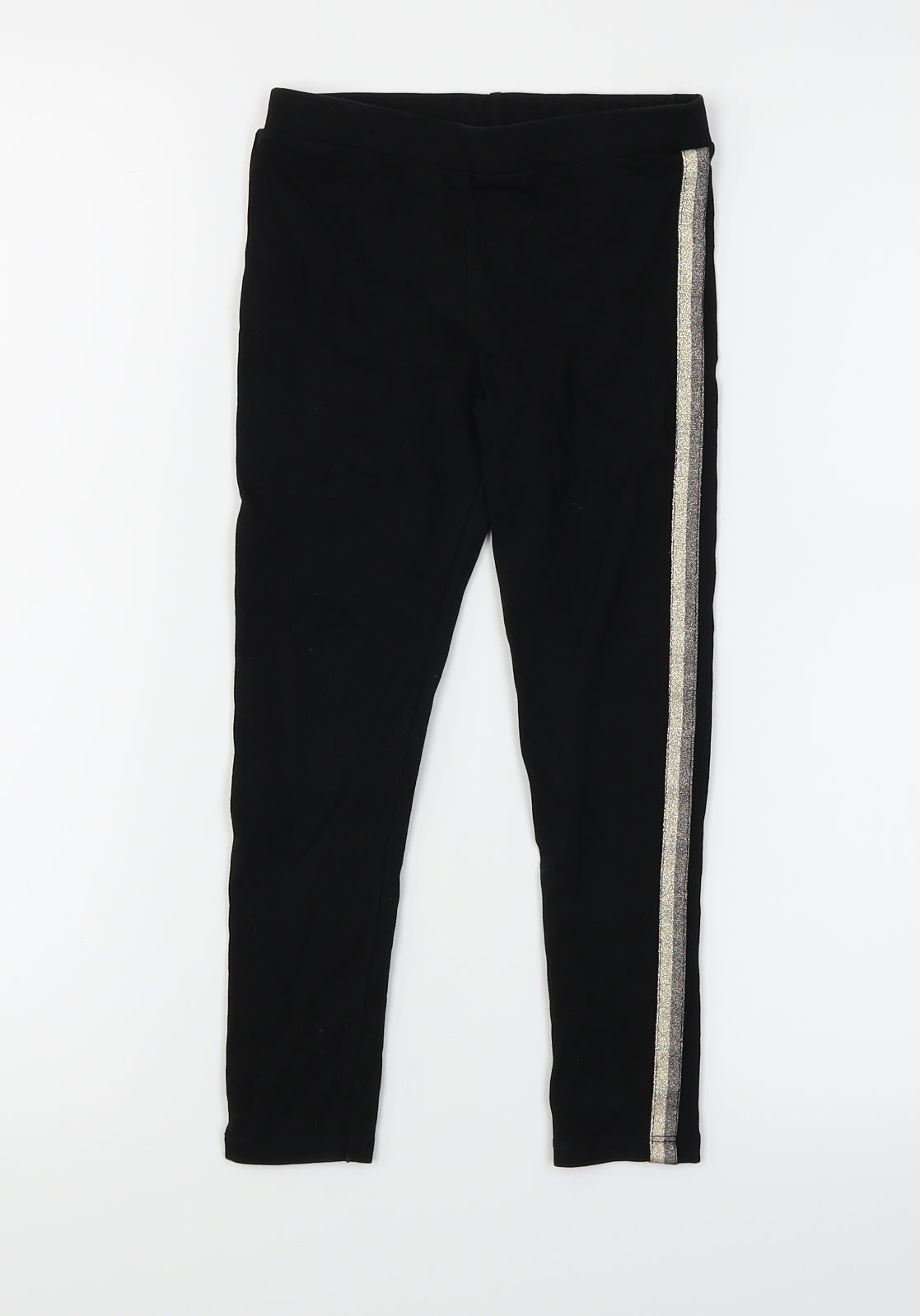 Mintie Girls Black Striped  Harem Trousers Size 5 Years
