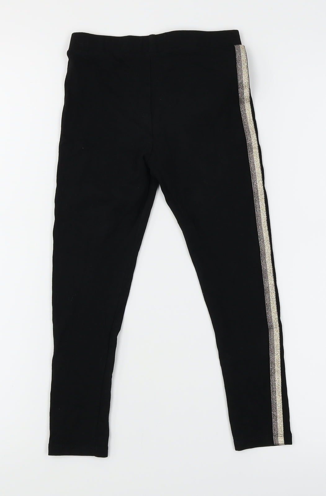 Mintie Girls Black Striped  Harem Trousers Size 5 Years
