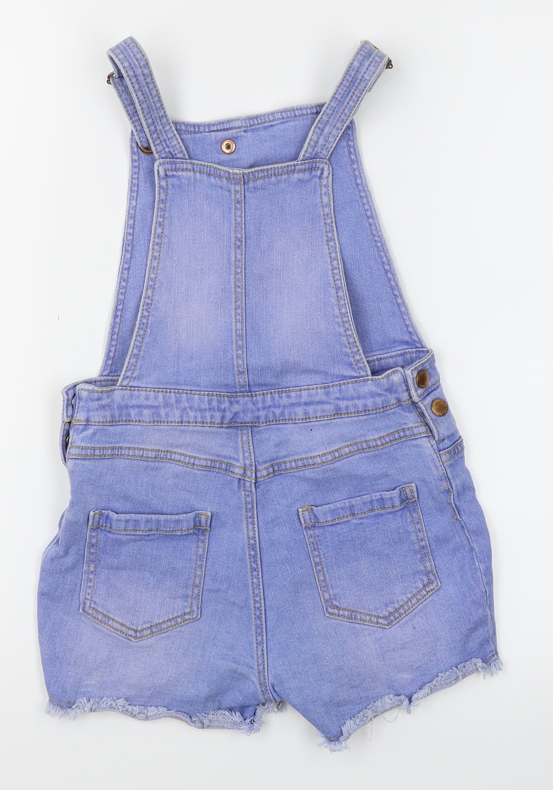 F&F Girls Blue   Dungaree One-Piece Size 8-9 Years