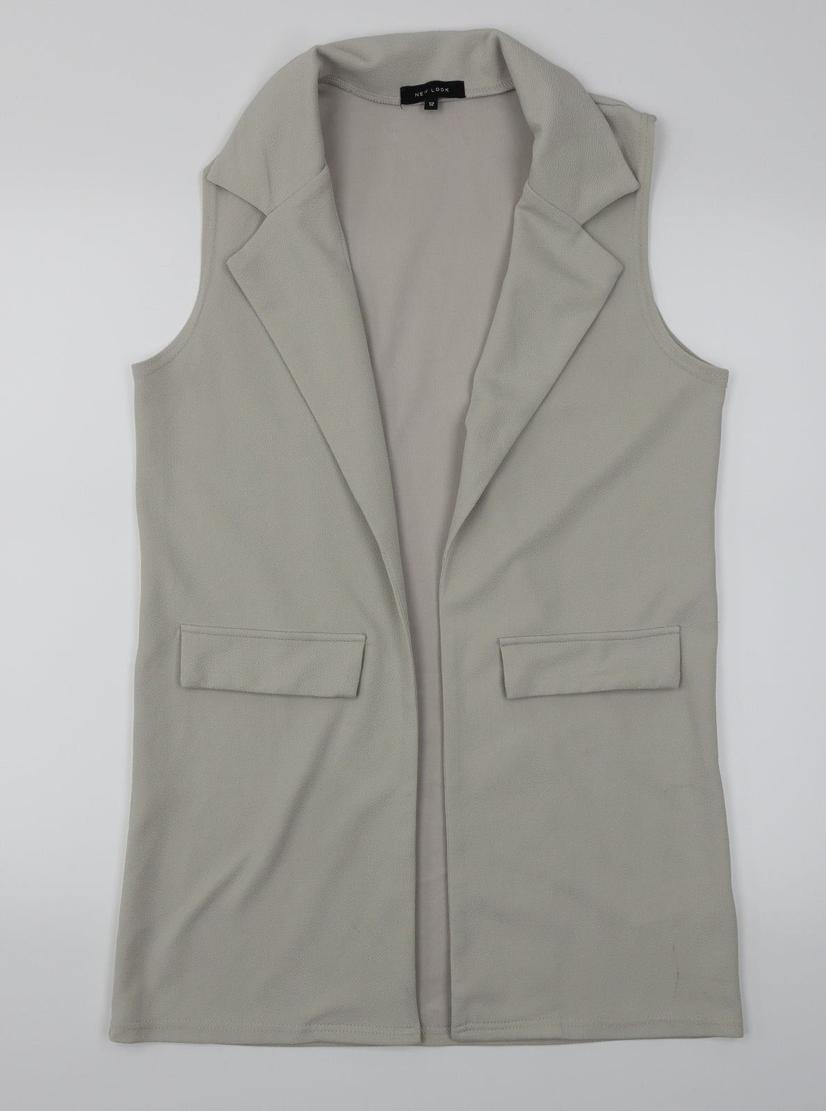 New Look Womens Beige   Gilet Jacket Size 12