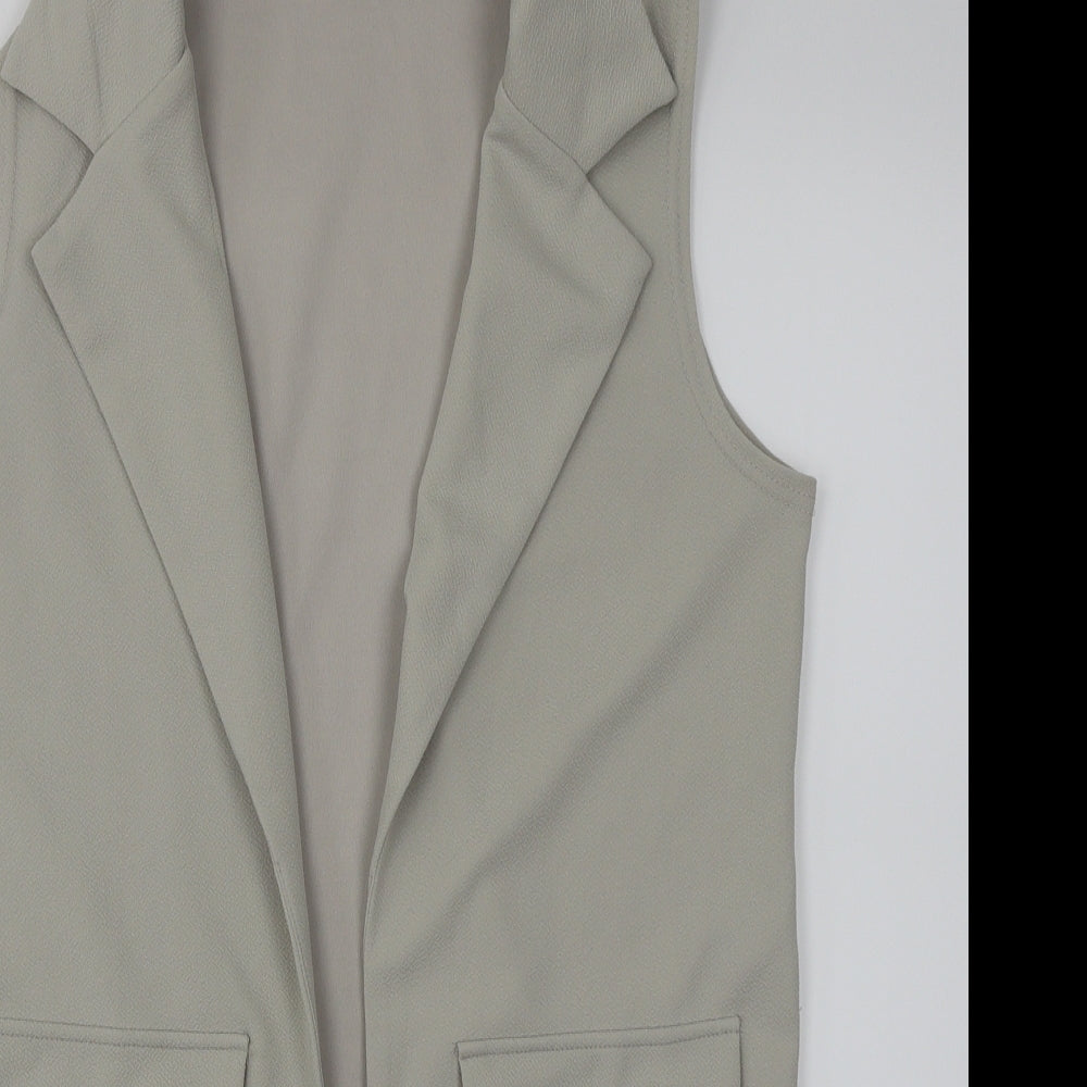 New Look Womens Beige   Gilet Jacket Size 12