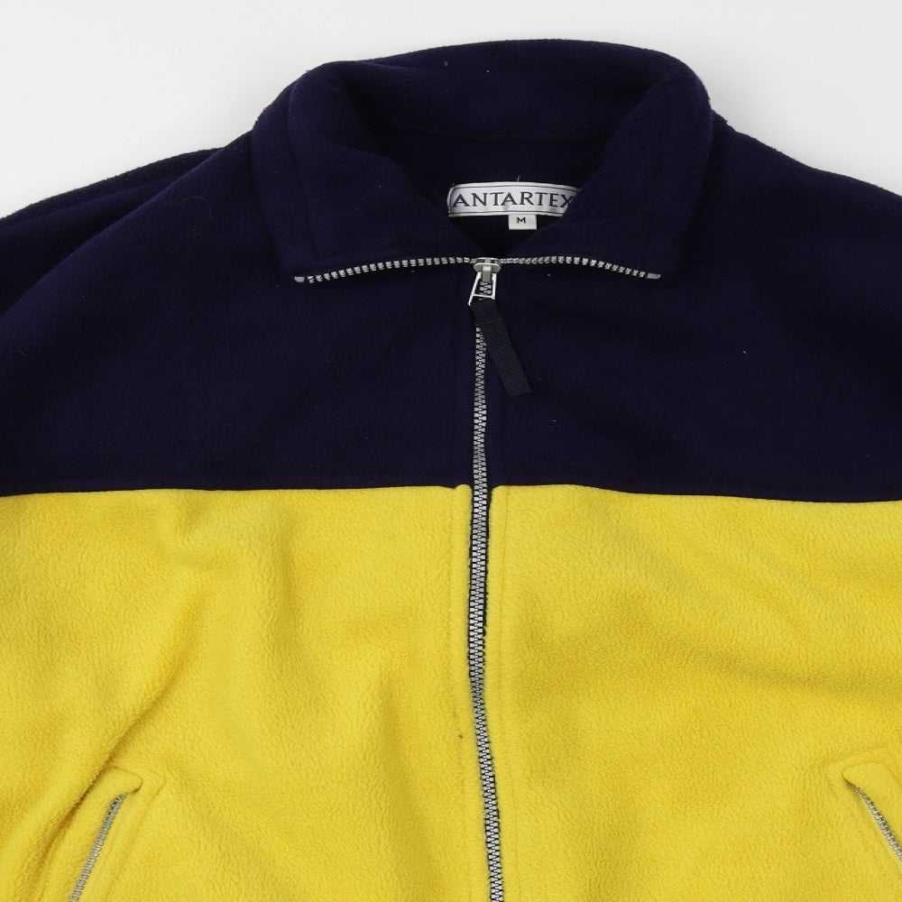 Antartex Mens Yellow  Fleece Jacket  Size M