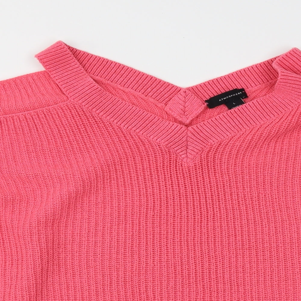 Atmosphere Womens Pink   Pullover Jumper Size L
