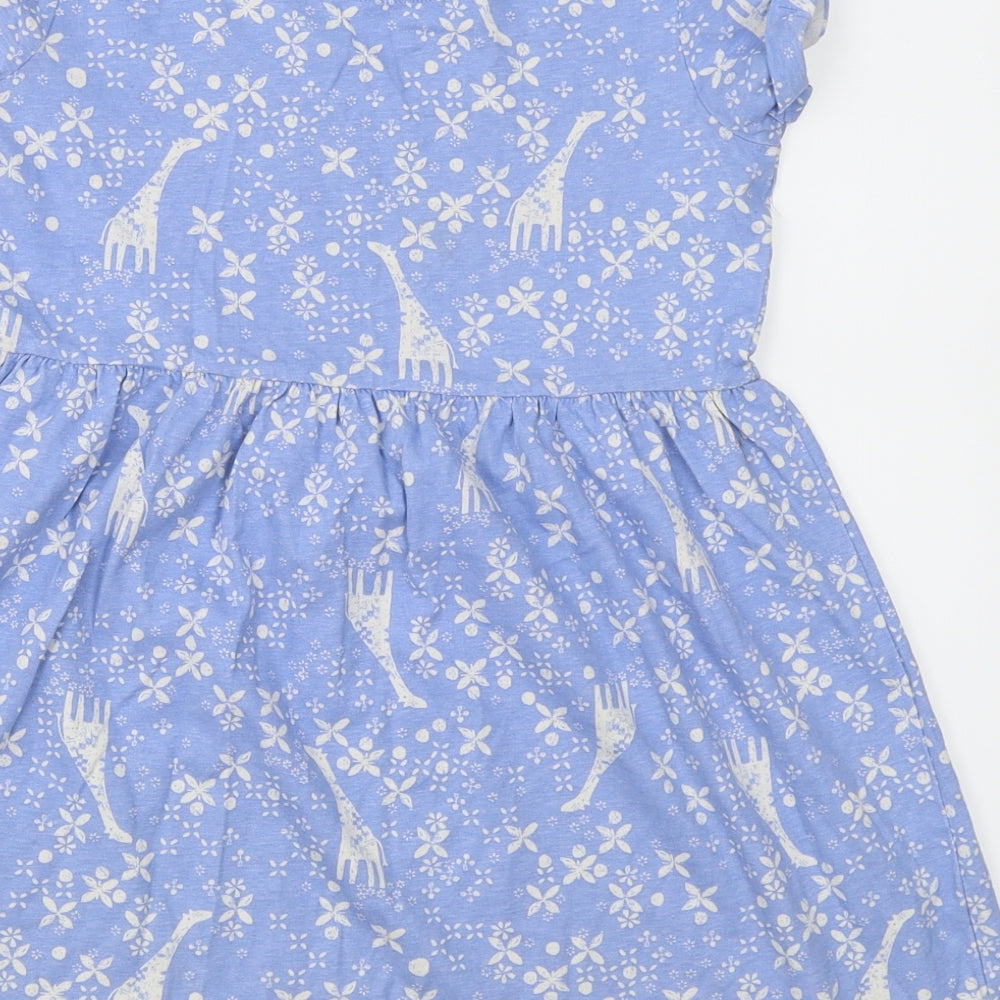 George  Girls Blue   Skater Dress  Size 8-9 Years