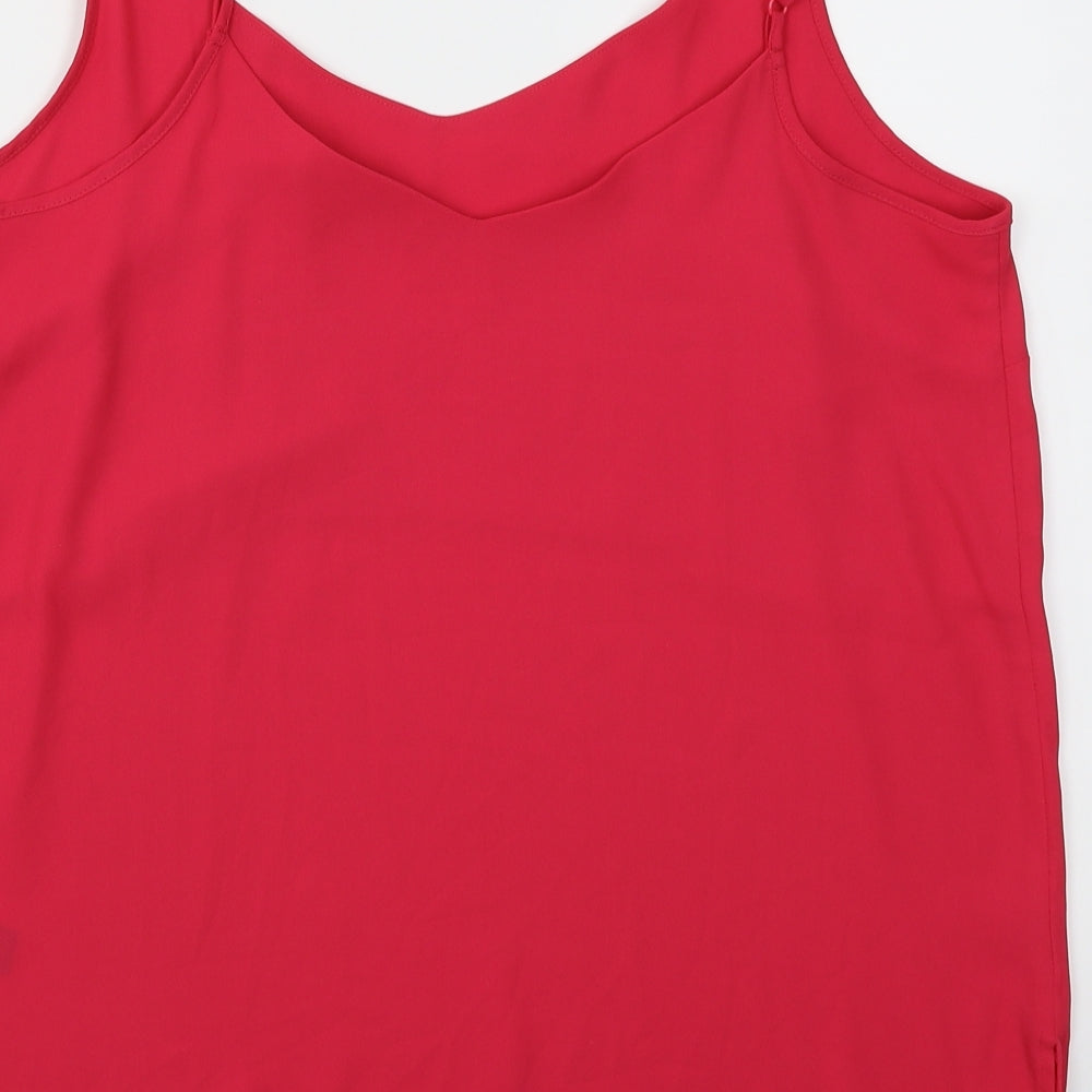 George Womens Pink   Camisole Blouse Size 14