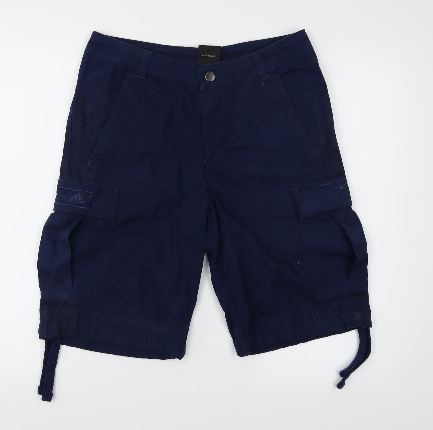 adidas Mens Blue   Cargo Shorts Size S