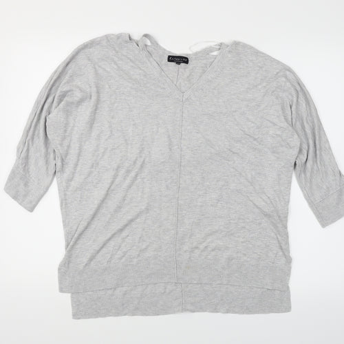 F&F Womens Grey   Pullover Jumper Size 12
