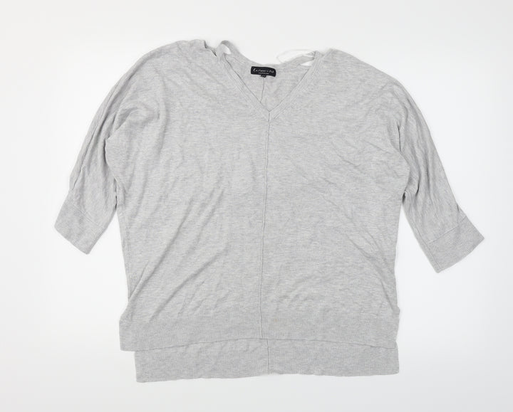 F&F Womens Grey   Pullover Jumper Size 12