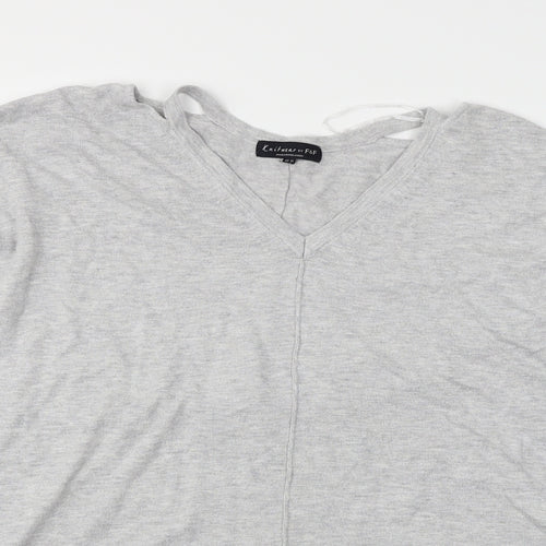 F&F Womens Grey   Pullover Jumper Size 12