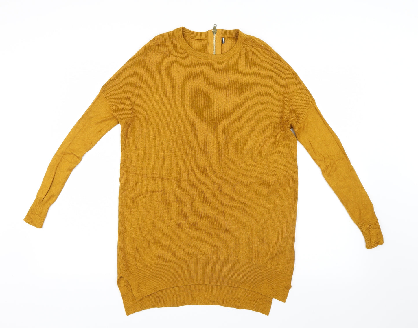 Primark Womens Yellow  Knit Pullover Jumper Size 6