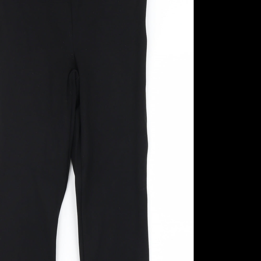 Papaya Womens Black   Trousers  Size 10 L25 in