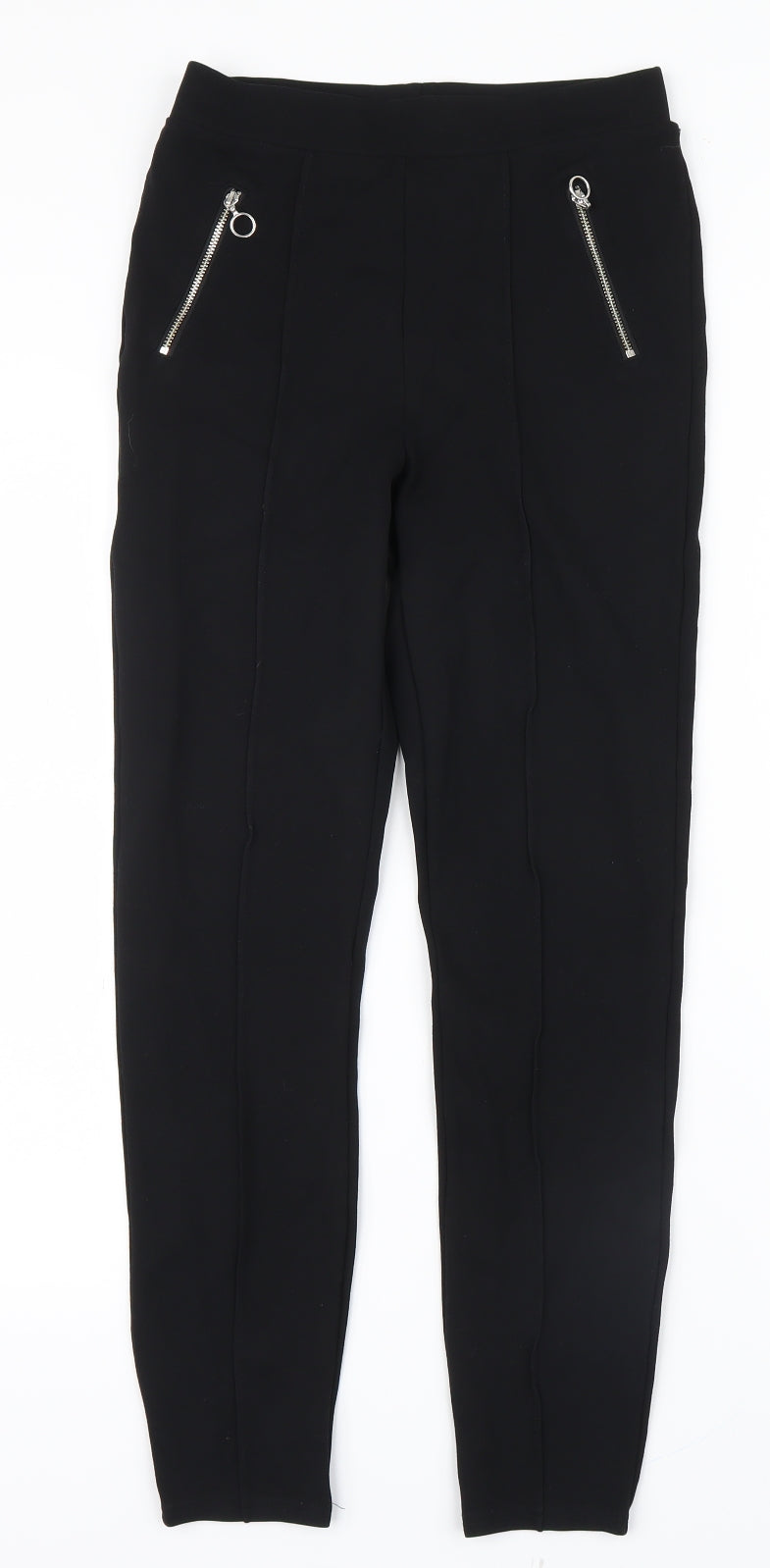 Papaya Womens Black   Trousers  Size 10 L26 in