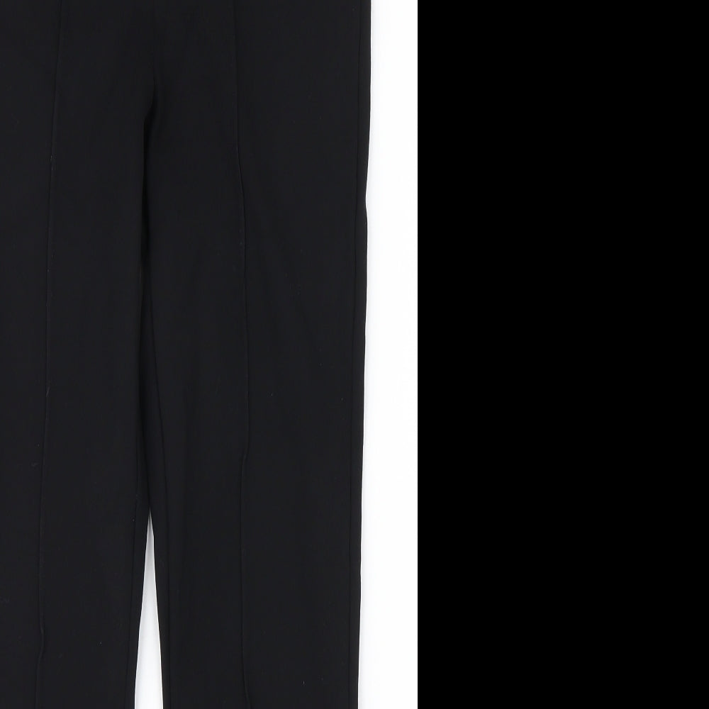 Papaya Womens Black   Trousers  Size 10 L26 in
