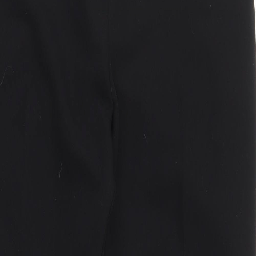 Marks and Spencer Womens Black   Trousers  Size 10 L29.5 in