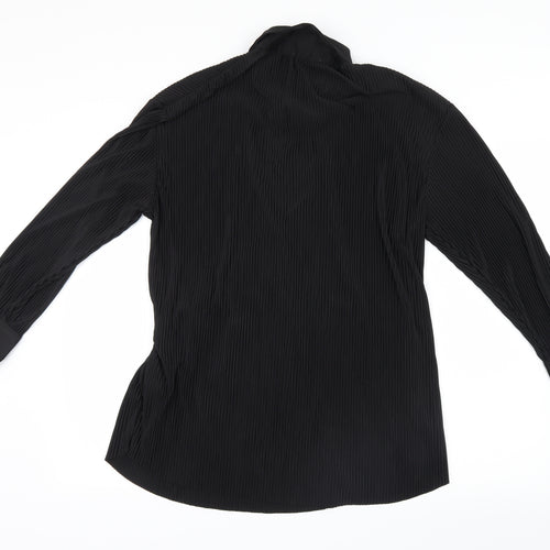 Zara Womens Black   Wrap Blouse Size 6