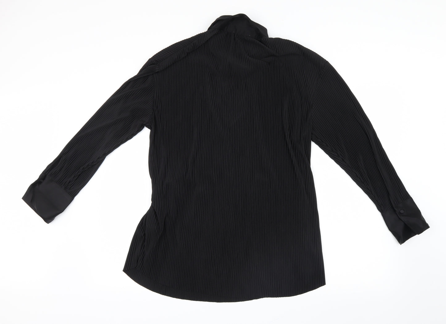 Zara Womens Black   Wrap Blouse Size 6