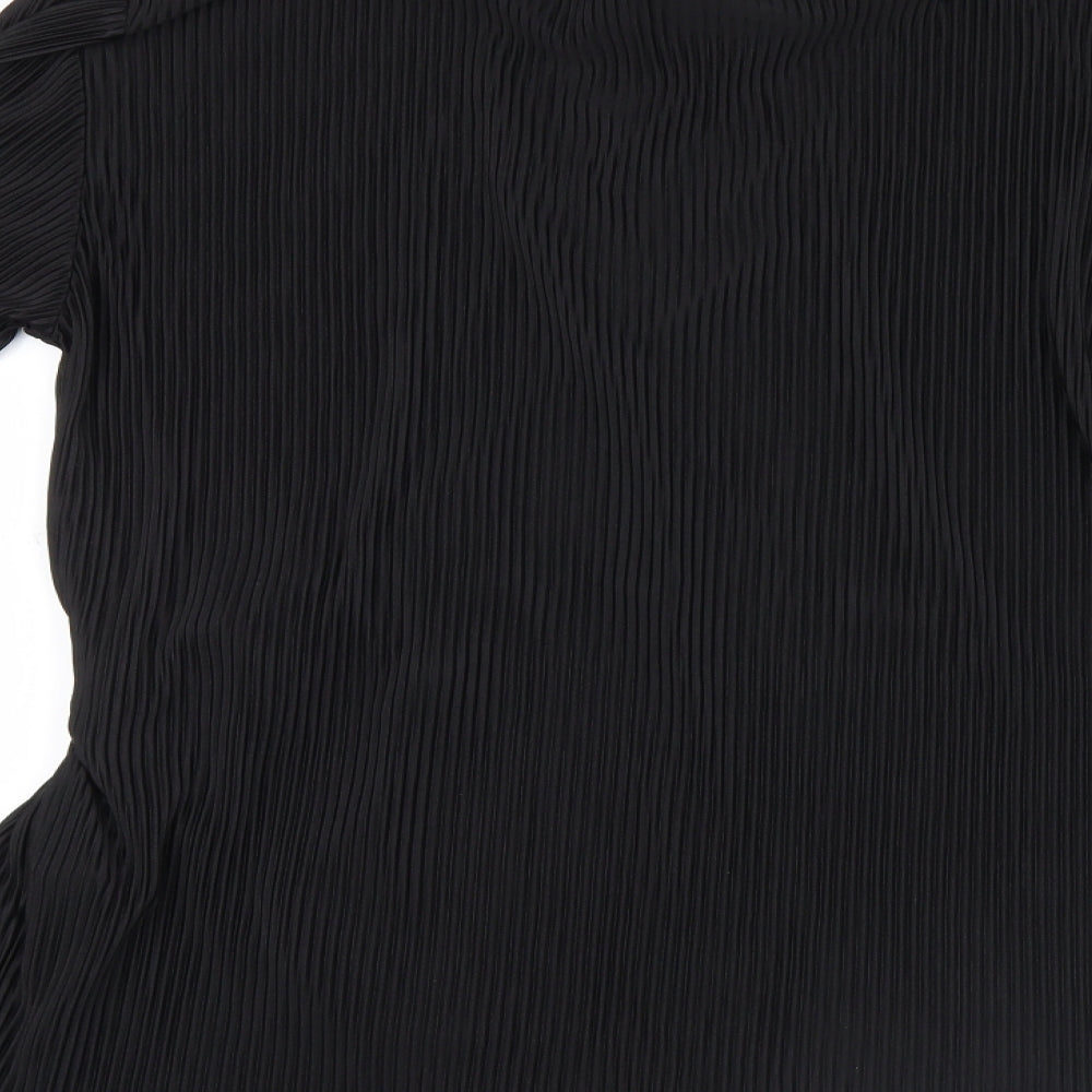 Zara Womens Black   Wrap Blouse Size 6