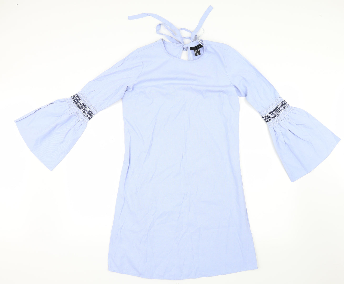Atmosphere Womens Blue   Shirt Dress  Size 8