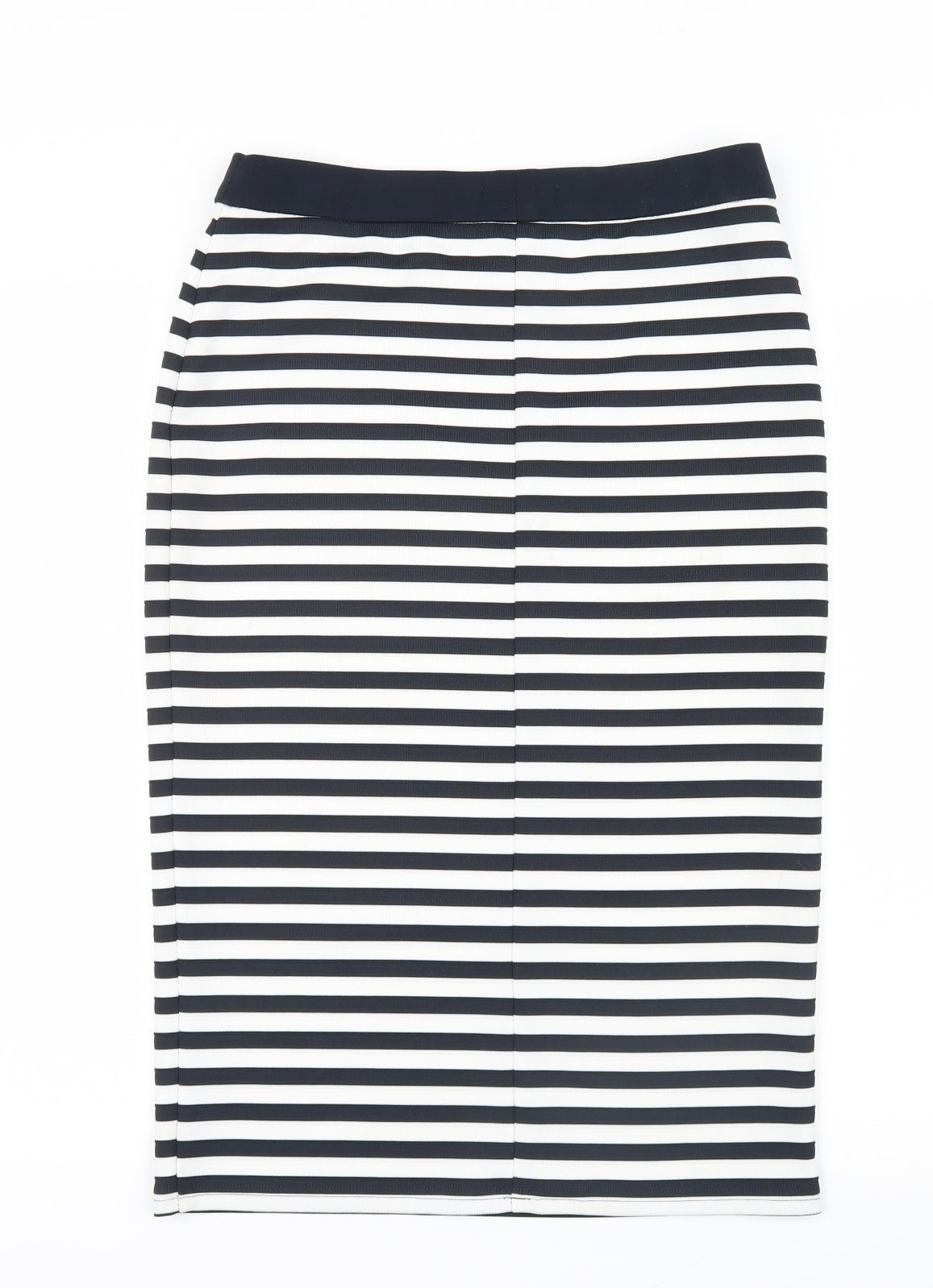 Marks and Spencer Womens Blue Striped  Straight & Pencil Skirt Size 10