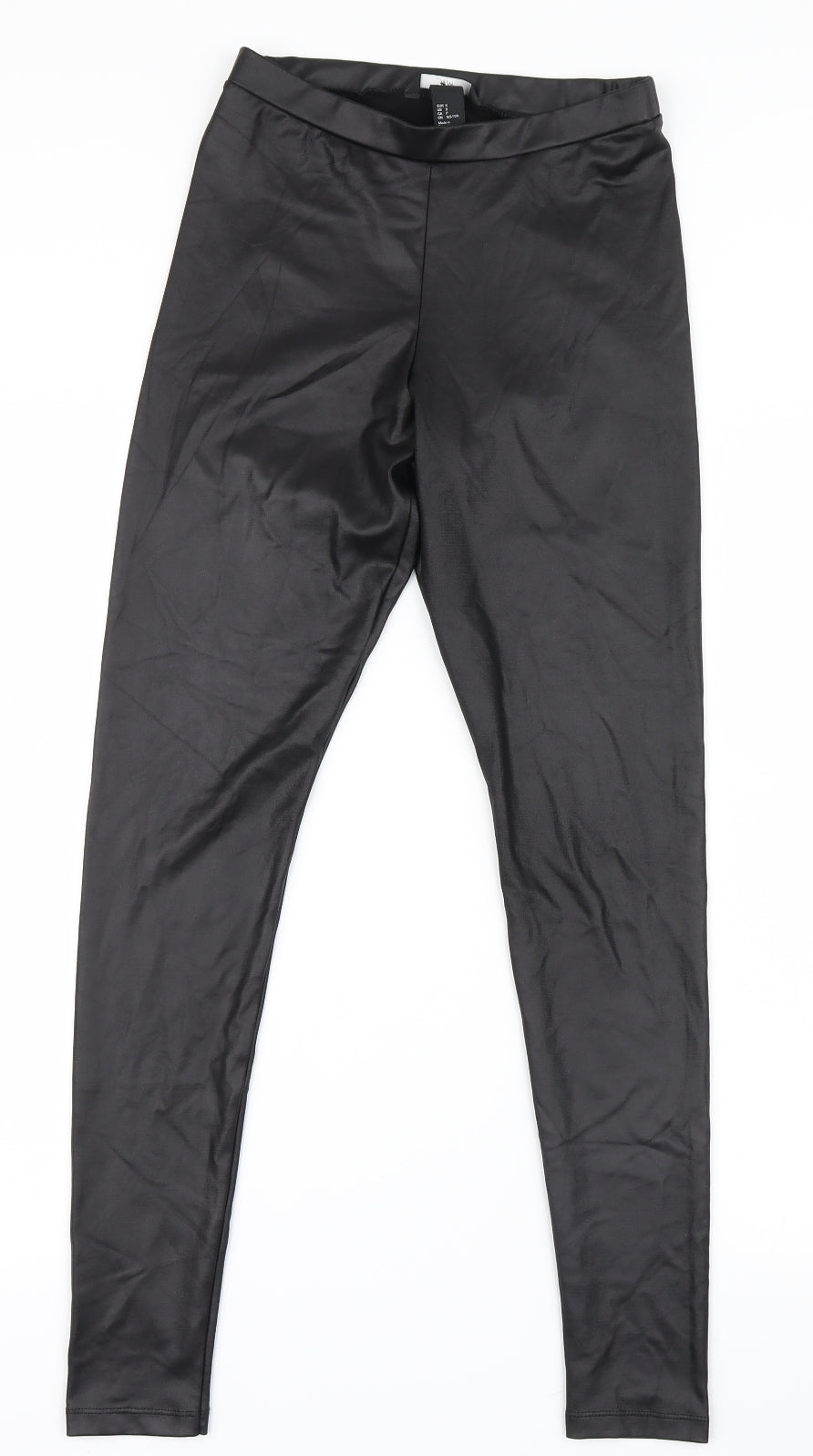 H&M Womens Black   Carrot Leggings Size 6 L28.5 in
