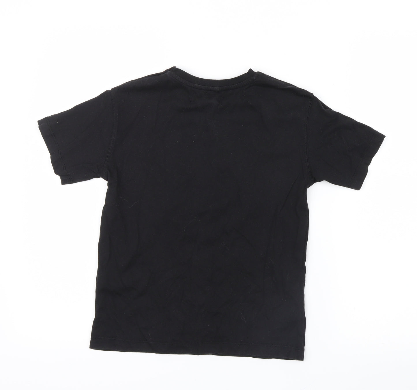 Zara Girls Black   Basic T-Shirt Size 7 Years