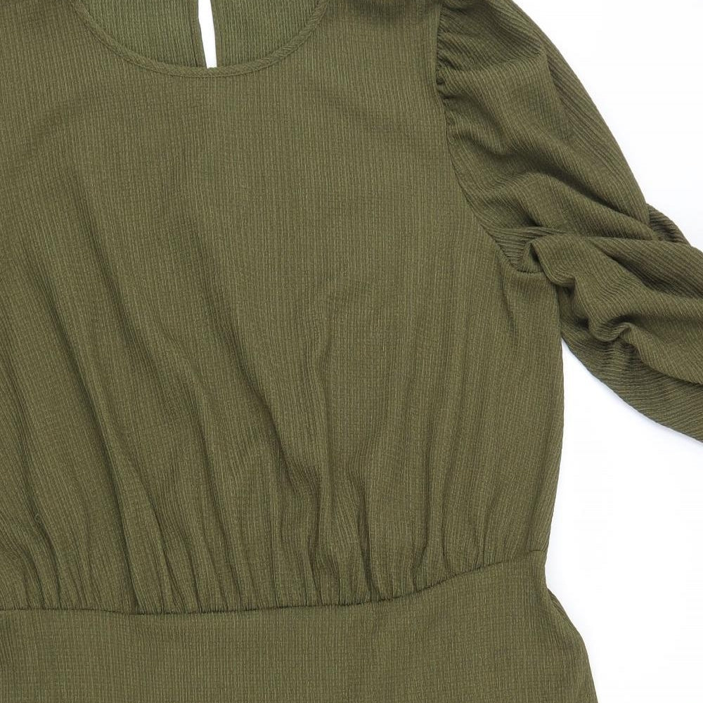 George Womens Green   Shirt Dress  Size 18