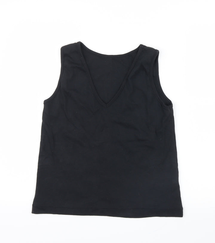 BHS Womens Black Basic Tank Size 10