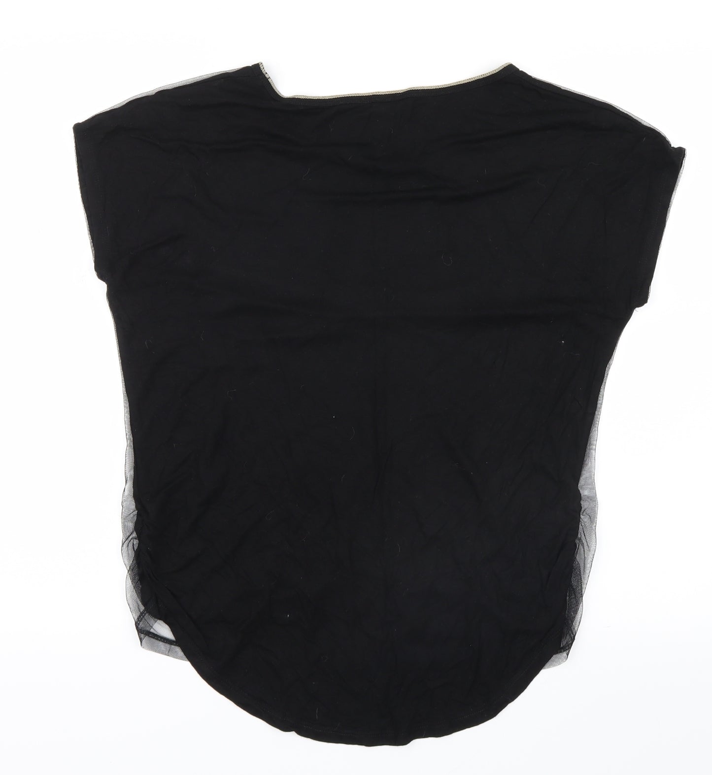 Edista Womens Black   Basic T-Shirt Size M
