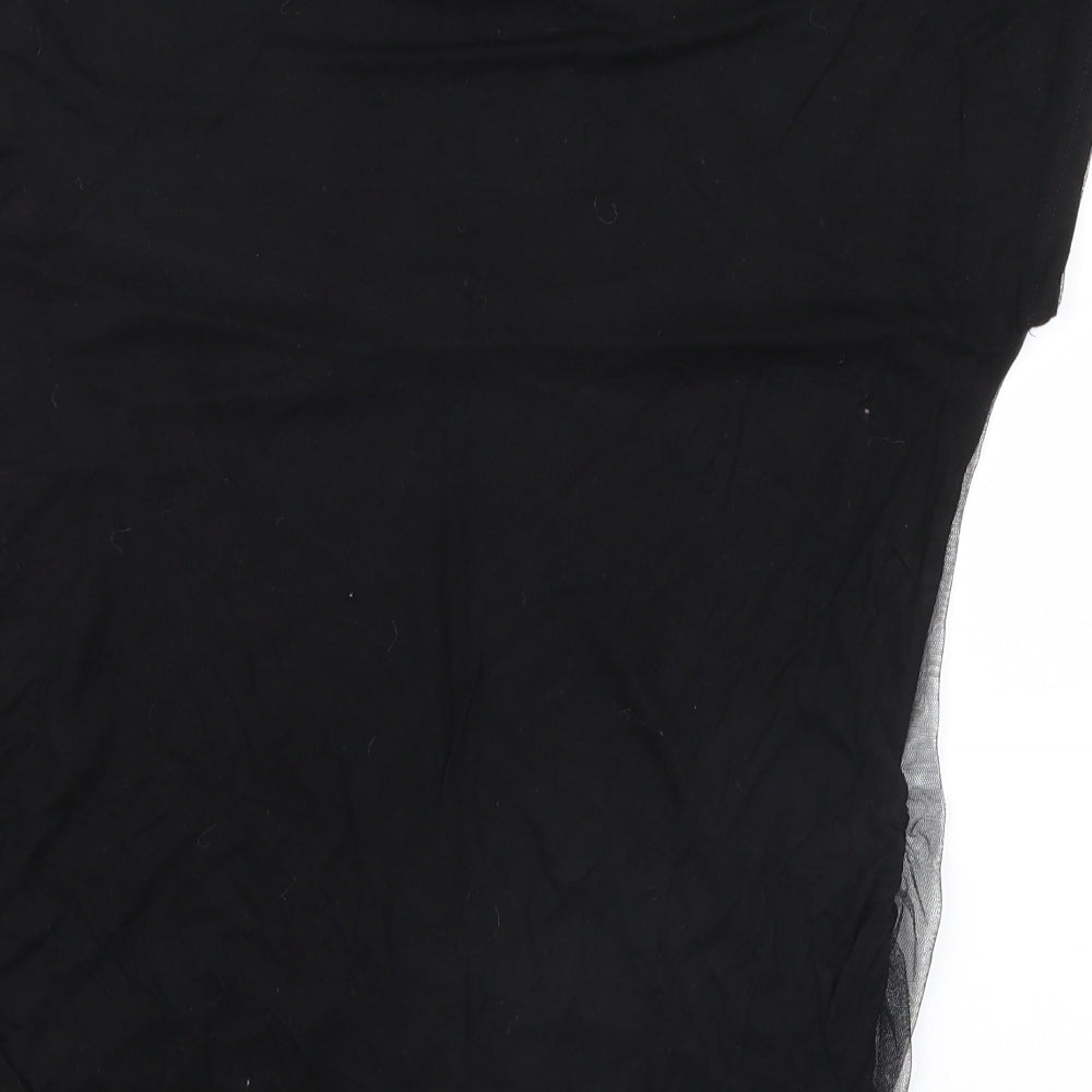 Edista Womens Black   Basic T-Shirt Size M