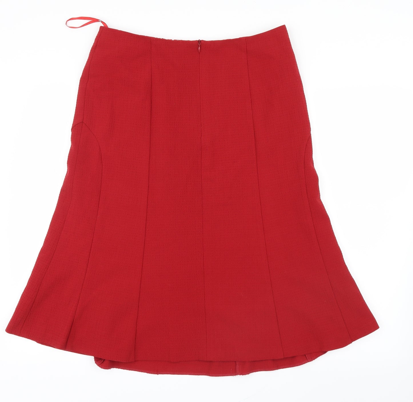 Laura Ashley Womens Red   A-Line Skirt Size 14
