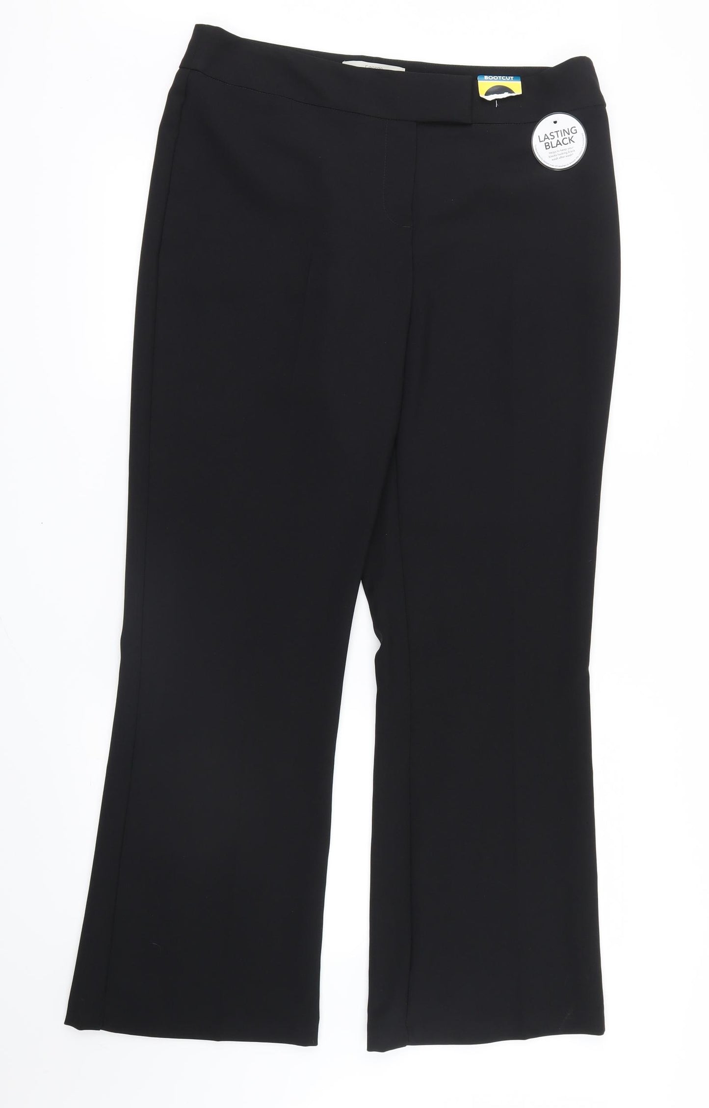 George Womens Black   Trousers  Size 14 L31 in