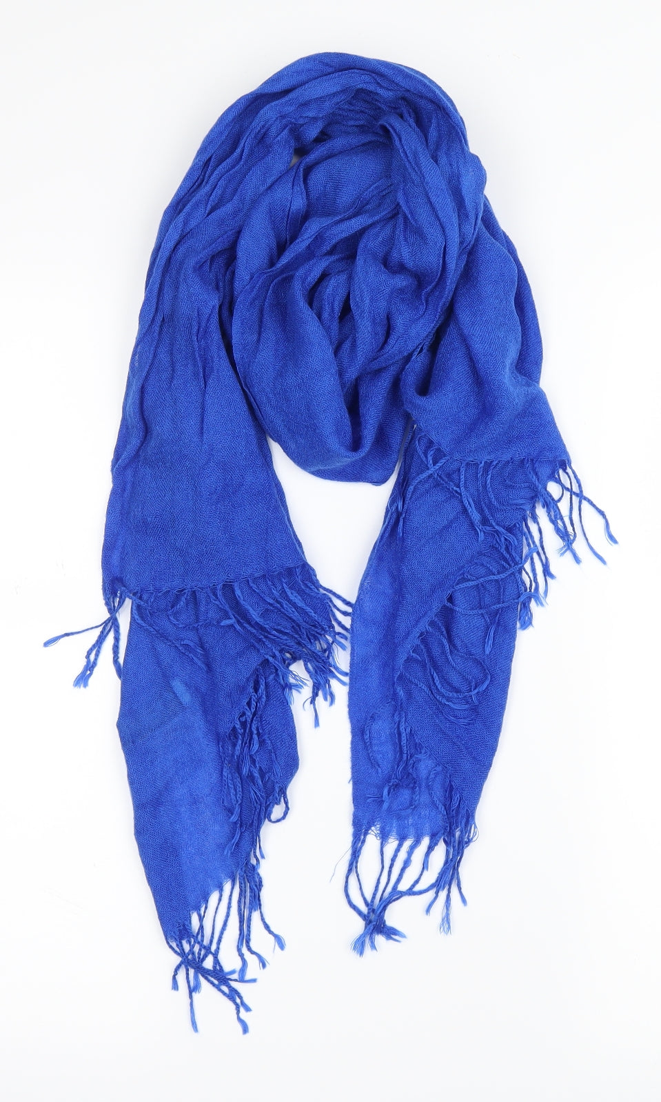 PASHMINA Womens Blue  Knit  Scarf
