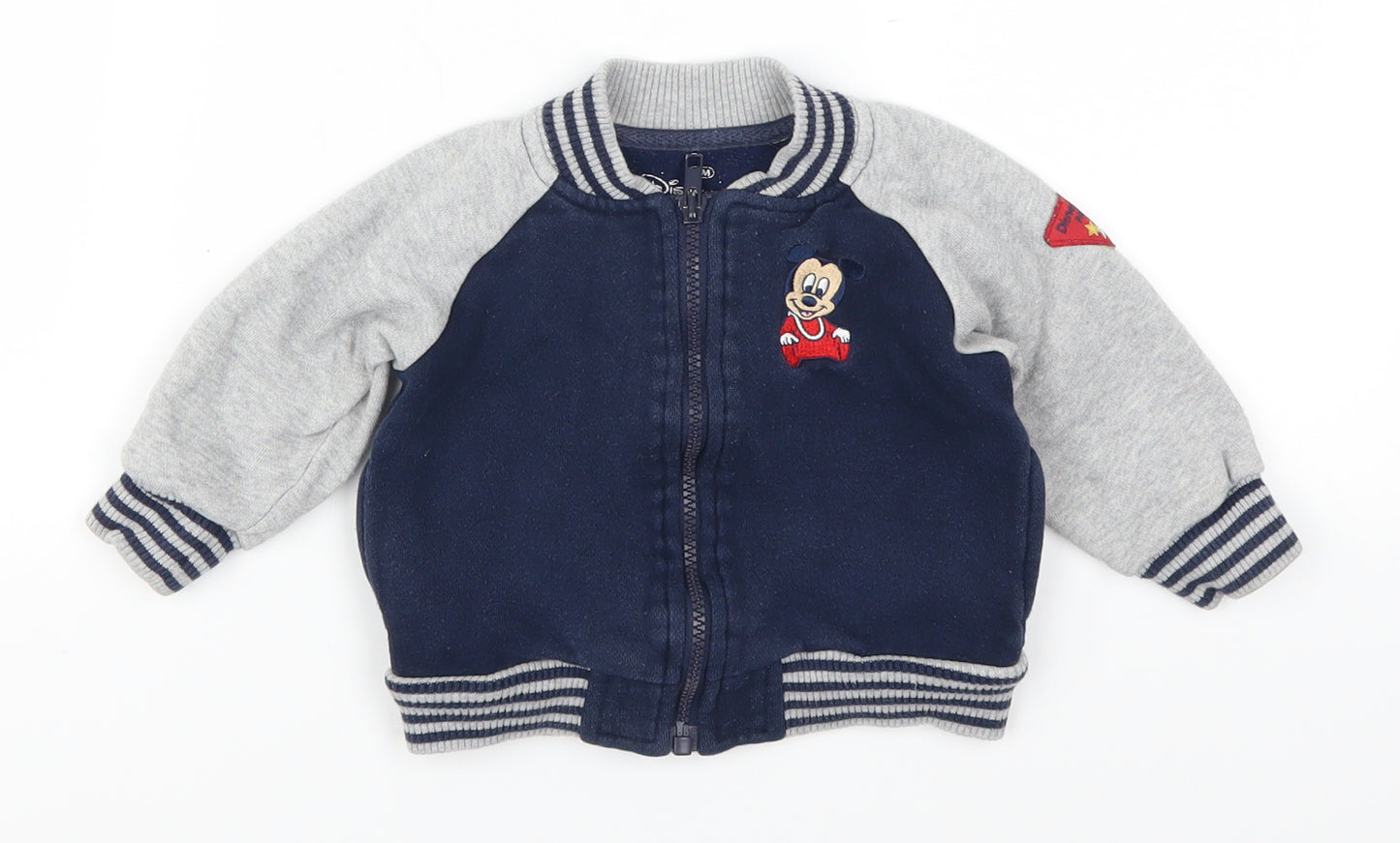 Disney Boys Grey   Jacket  Size 18 Months  - Mickey Mouse