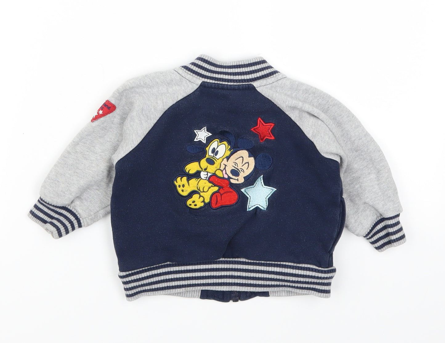 Disney Boys Grey   Jacket  Size 18 Months  - Mickey Mouse