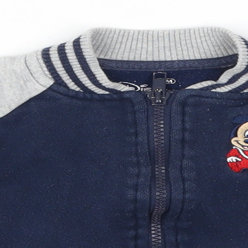 Disney Boys Grey   Jacket  Size 18 Months  - Mickey Mouse