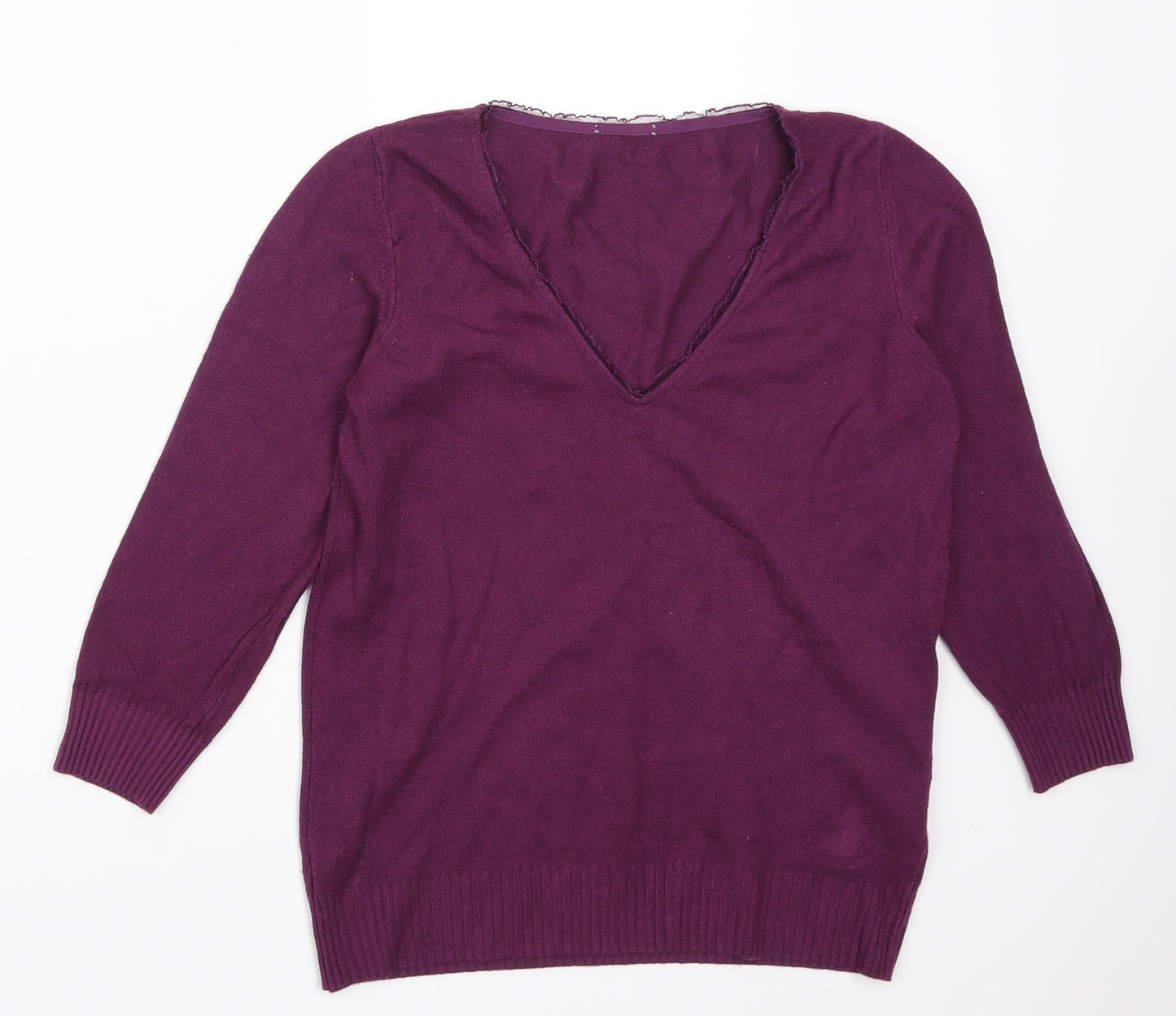 Per Una Womens Purple   Pullover Jumper Size 12