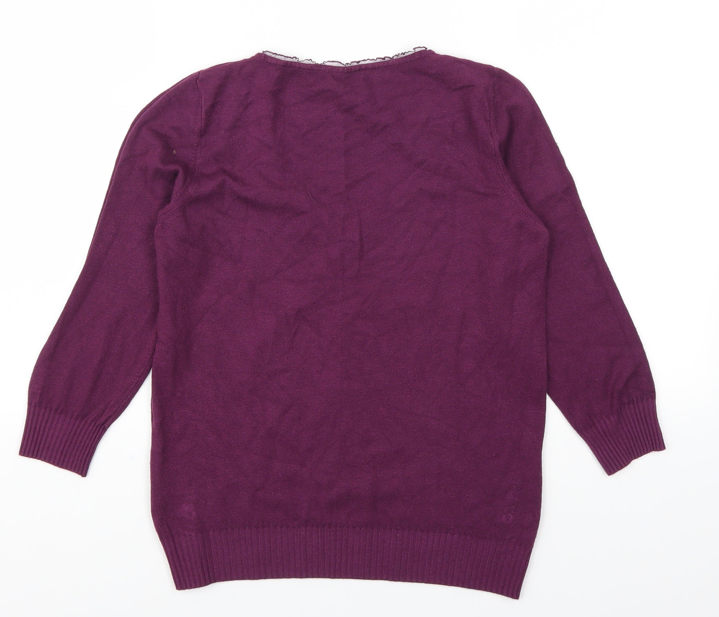 Per Una Womens Purple   Pullover Jumper Size 12