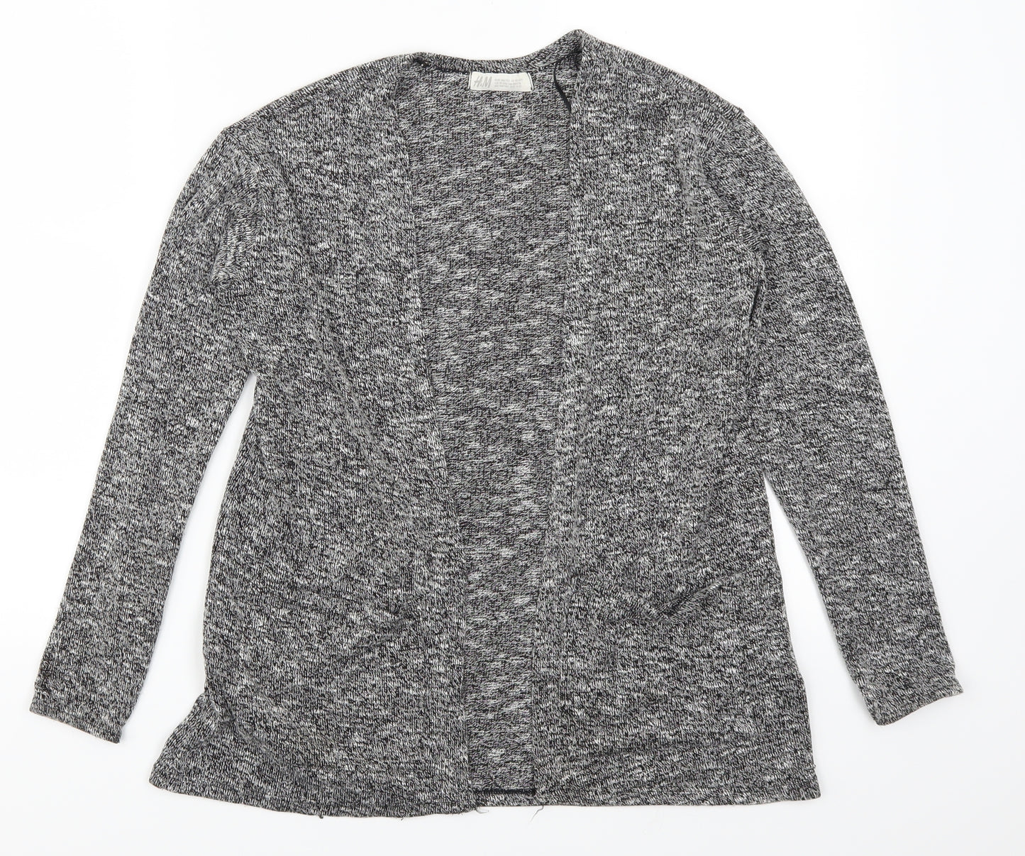 H&M Girls Grey   Cardigan Jumper Size 11-12 Years