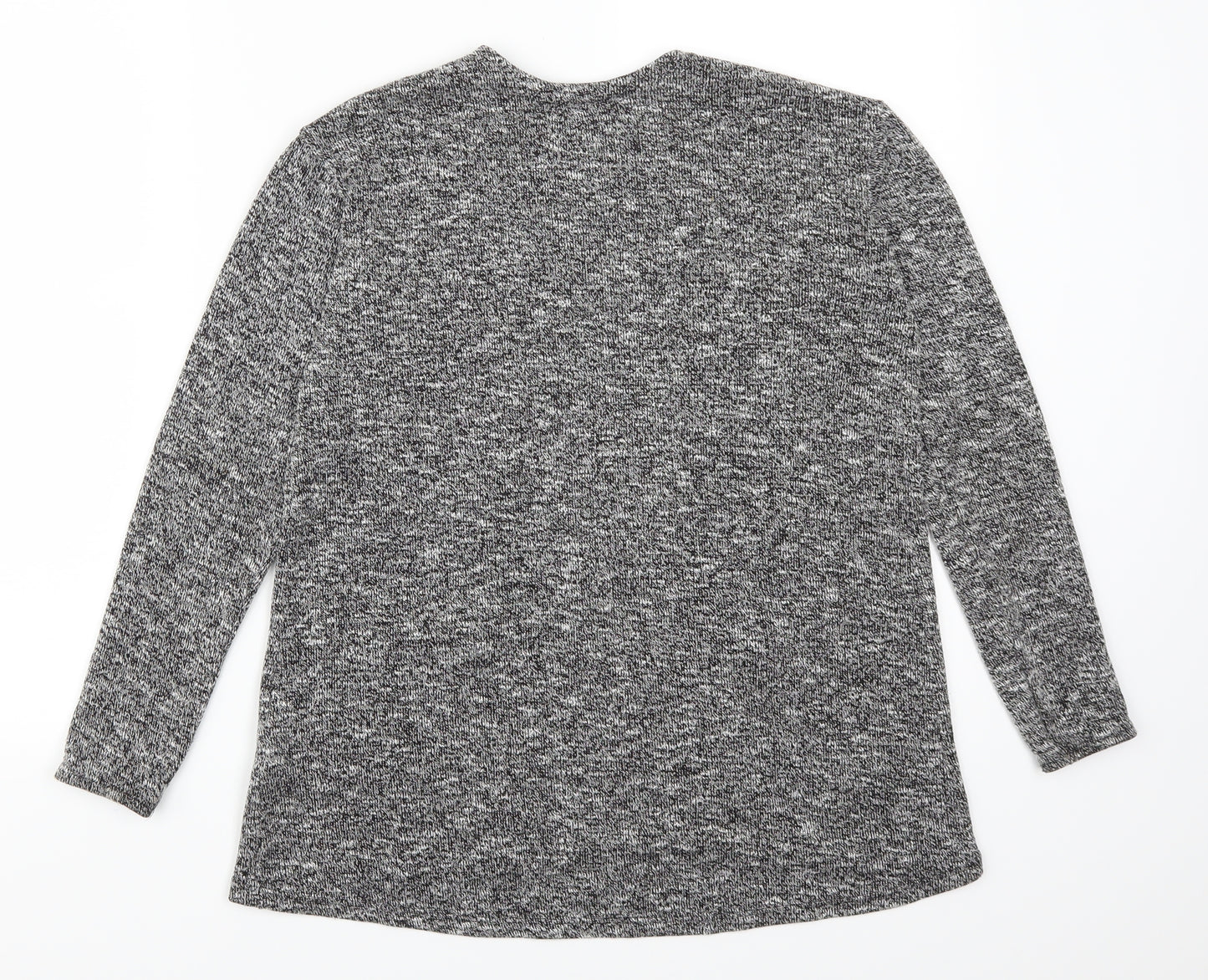 H&M Girls Grey   Cardigan Jumper Size 11-12 Years