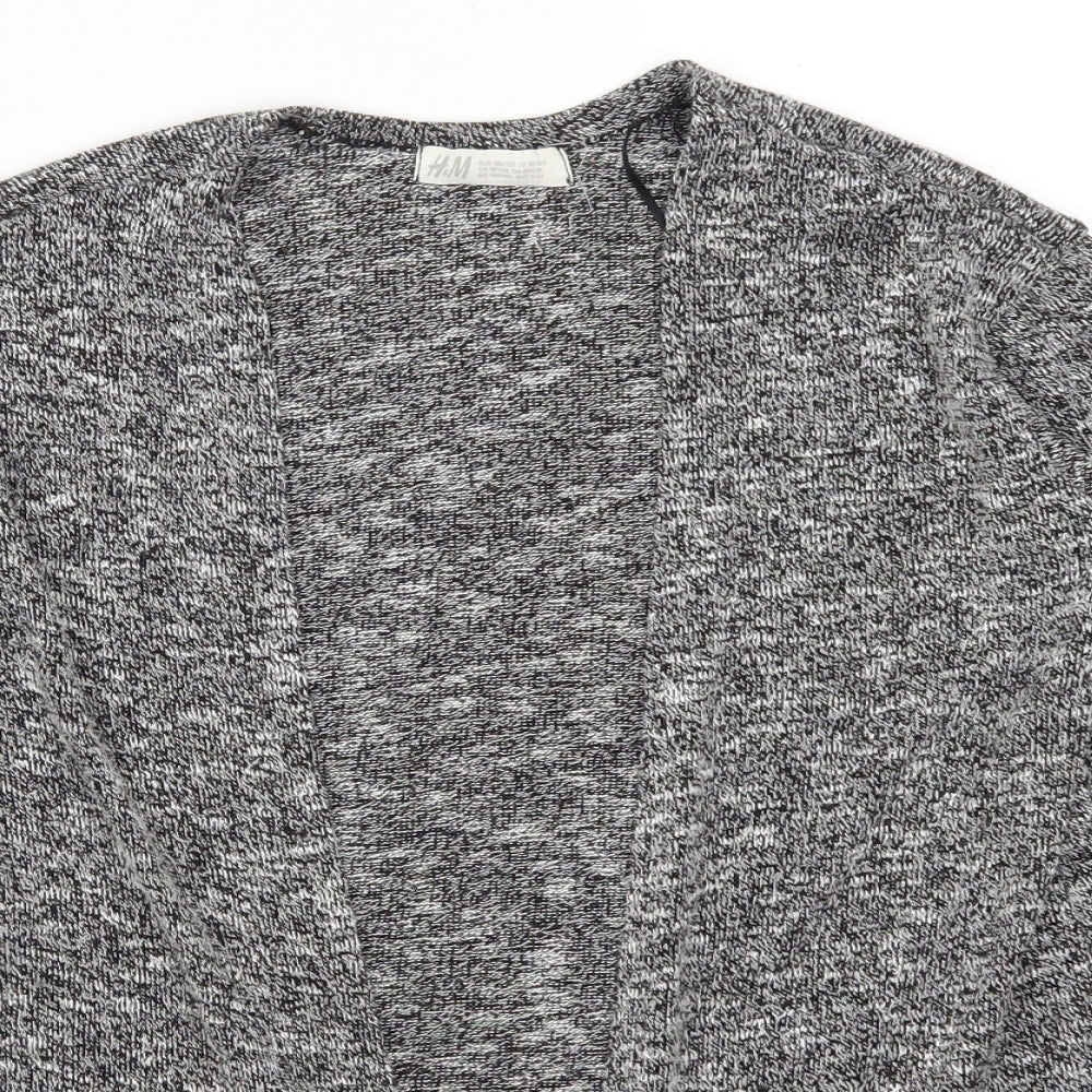 H&M Girls Grey   Cardigan Jumper Size 11-12 Years