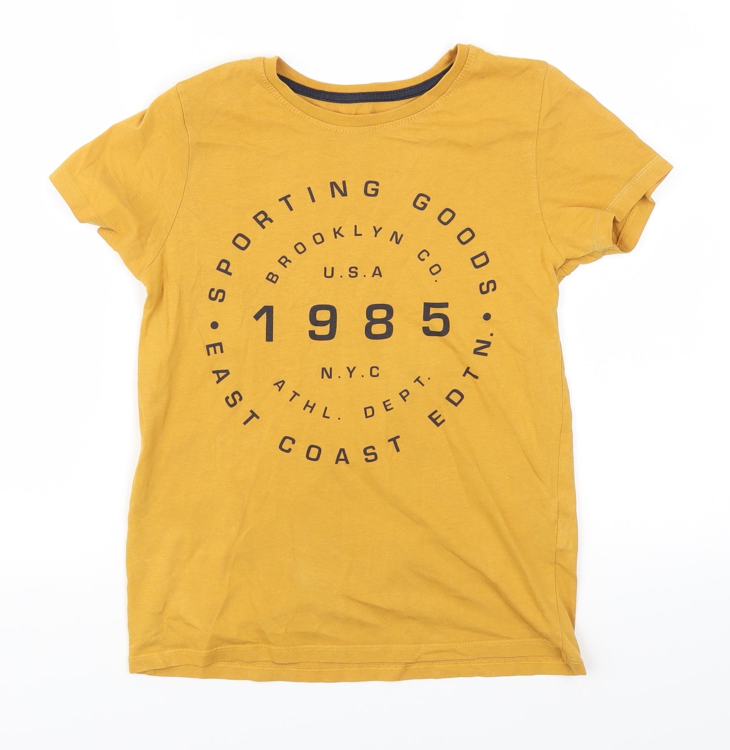 Primark Boys Orange   Basic T-Shirt Size 9-10 Years  - East Coast Sporting Goods