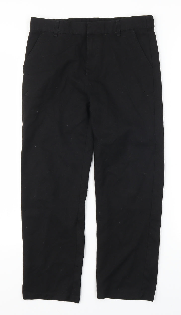 F&F Boys Black Dress Pants Trousers Size 9-10 Years