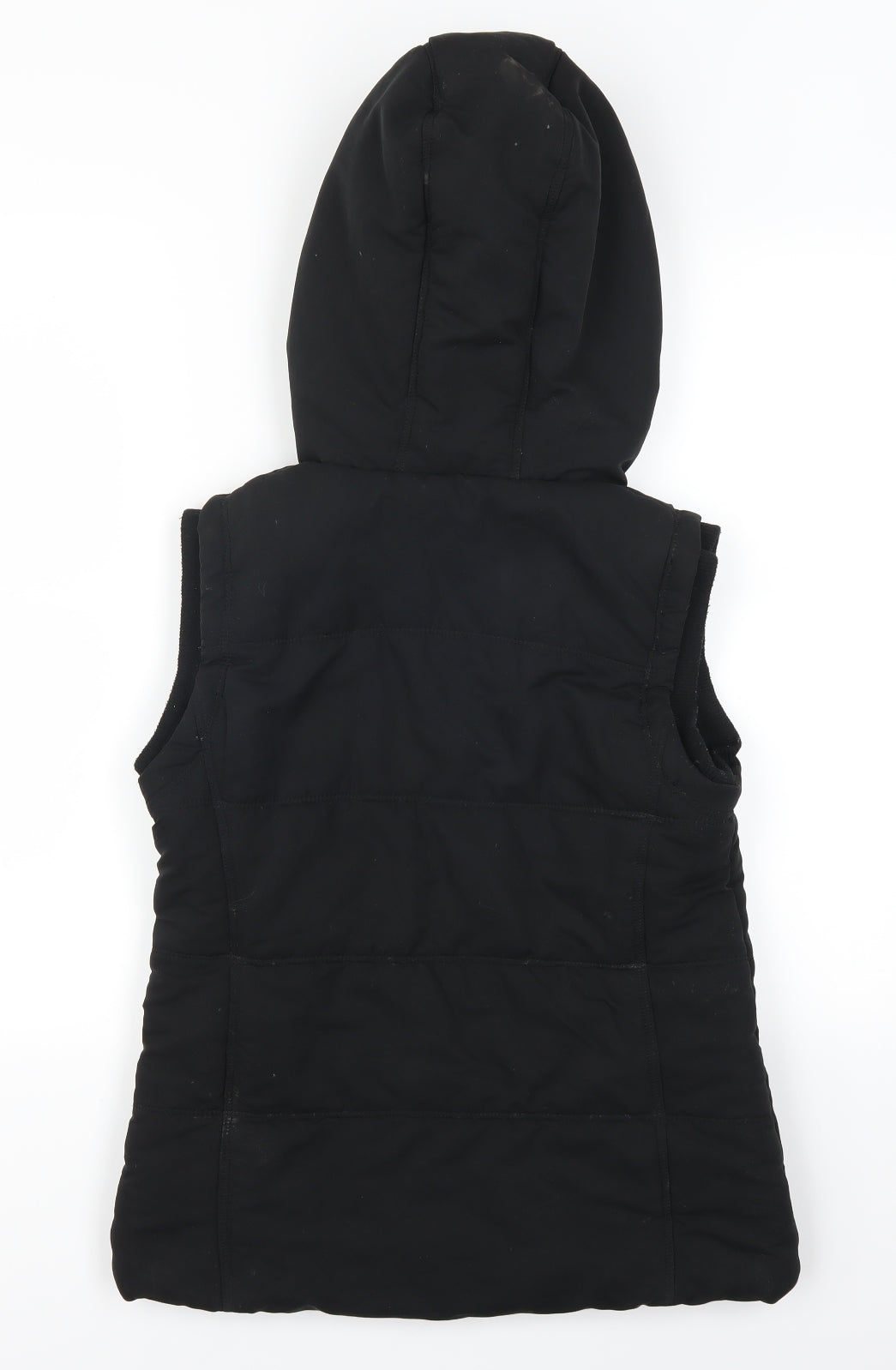 New Look Womens Black   Gilet Coat Size 12