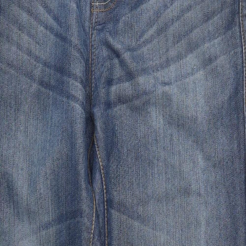 Preworn Mens Blue  Denim Straight Jeans Size 32 L29 in