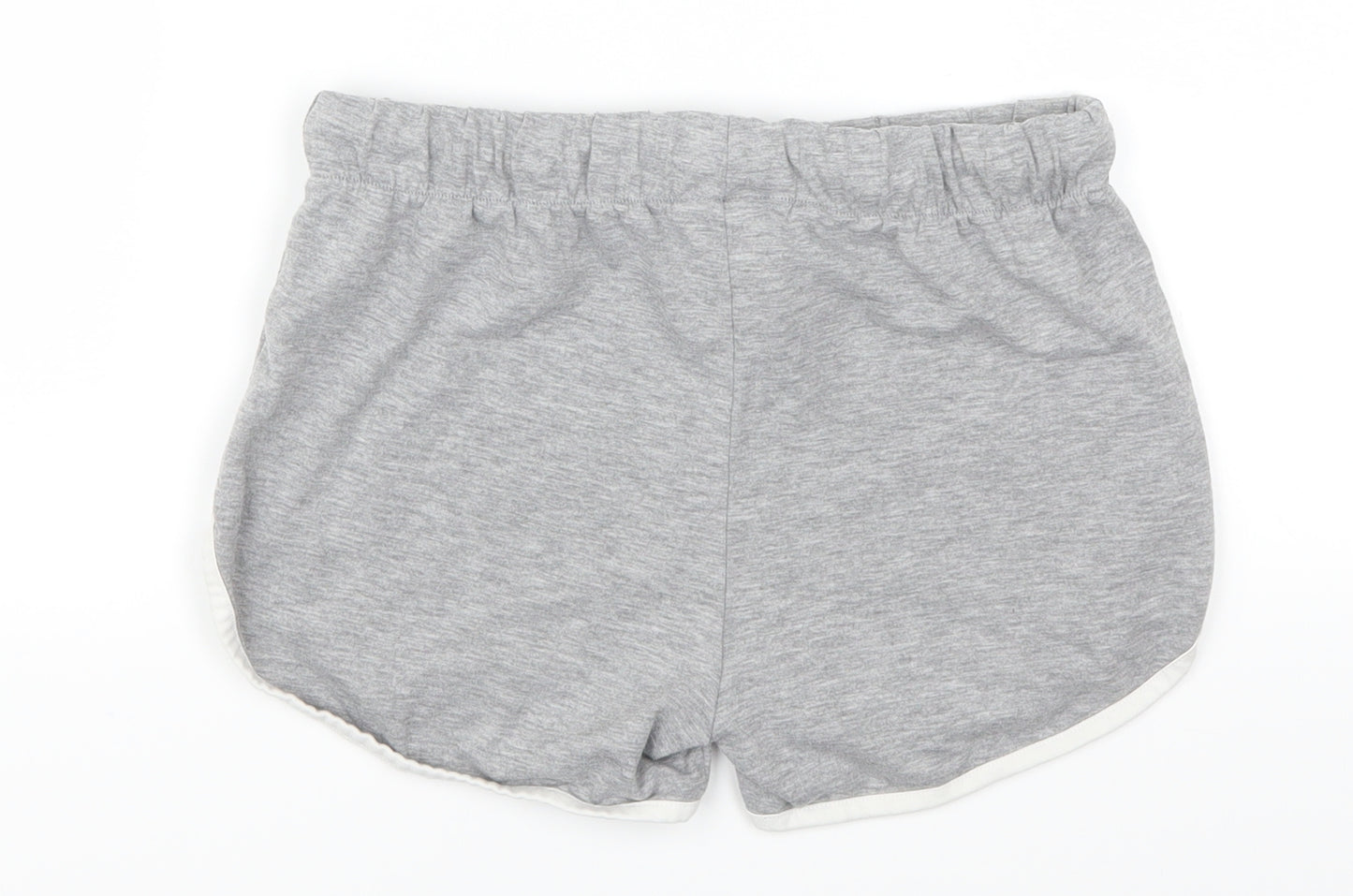 Hype Womens Grey   Sweat Shorts Size 4